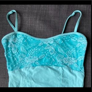 Light Blue WearMoi leotard/bodysuit